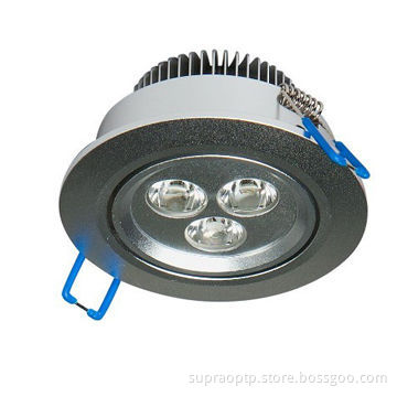 3w LED ceiling light with CE/RoHS marks, 90lm/w, high power
